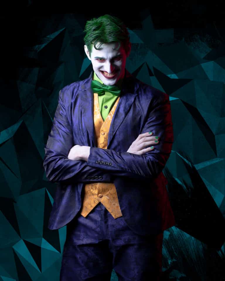 Bardo Böhlefeld as Joker in "Harley Quinn - Blazing Shadows"